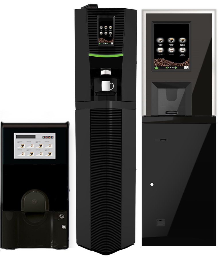 all 3 coffee machines