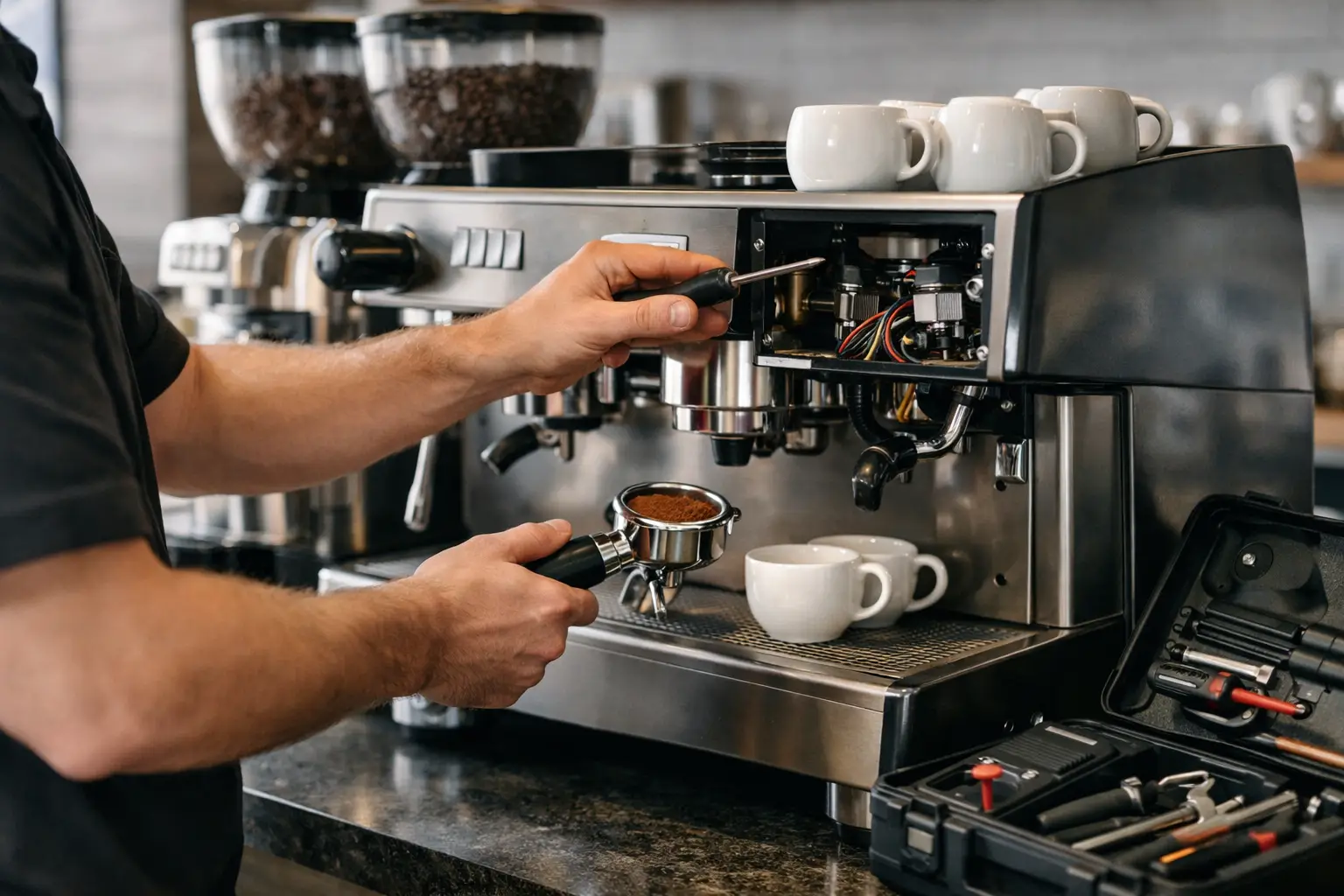 Commercial Coffee Machine Service That Works