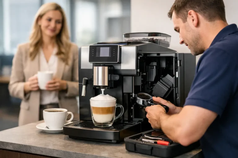 Office Cappuccino Machine Service That Works