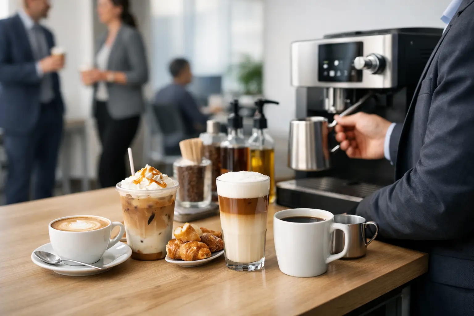 How to Offer Cafe Drinks at Work