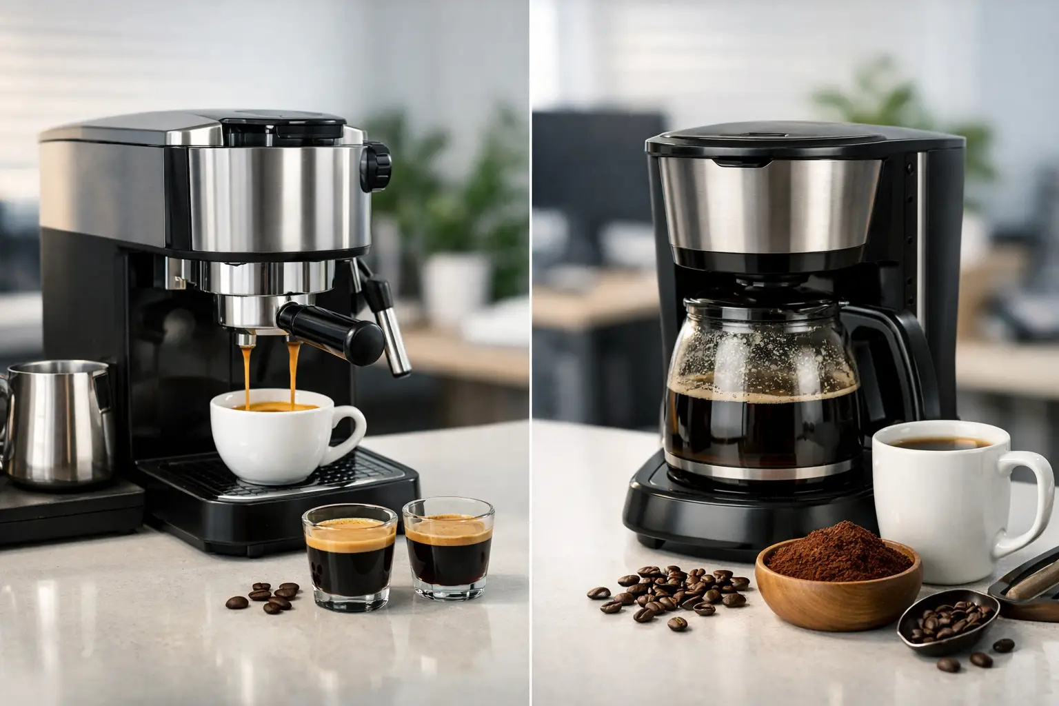 Office Espresso vs Drip Coffee: Which Fits?