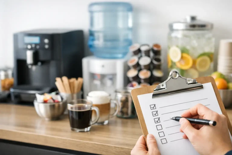Office Beverage Service Checklist for Workplaces