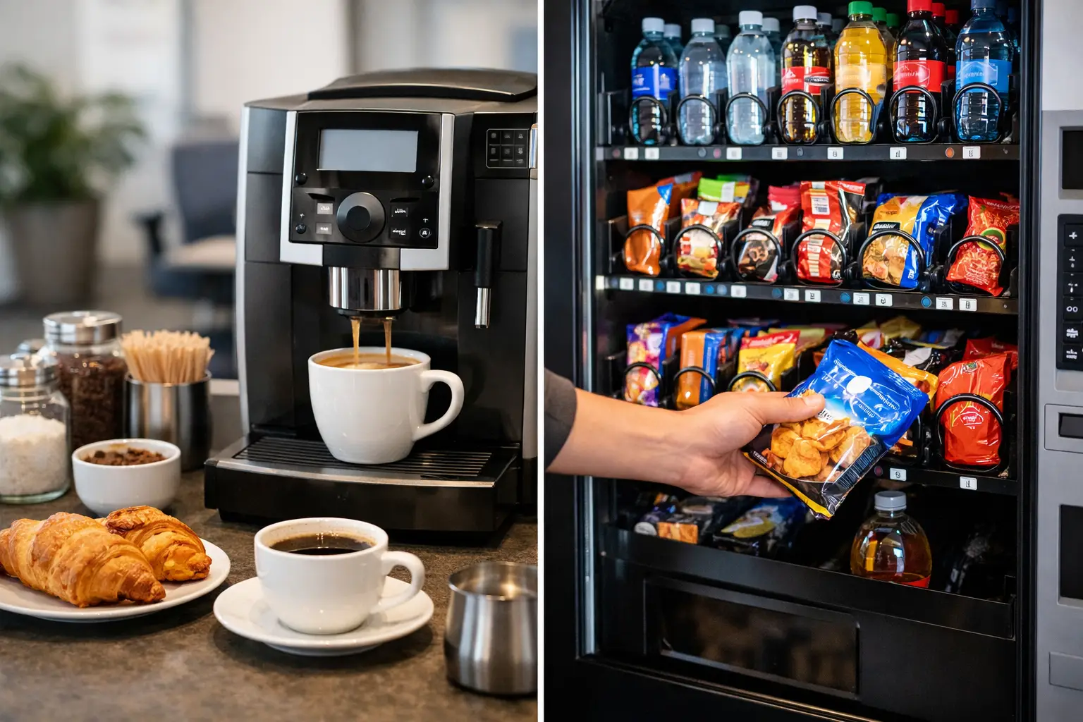 Office Coffee Service vs Vending: What Wins?