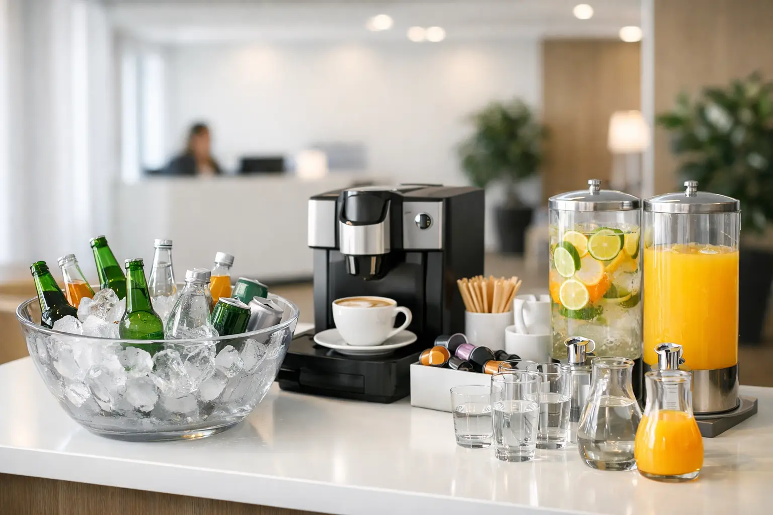 The Best Drinks for Office Reception Areas