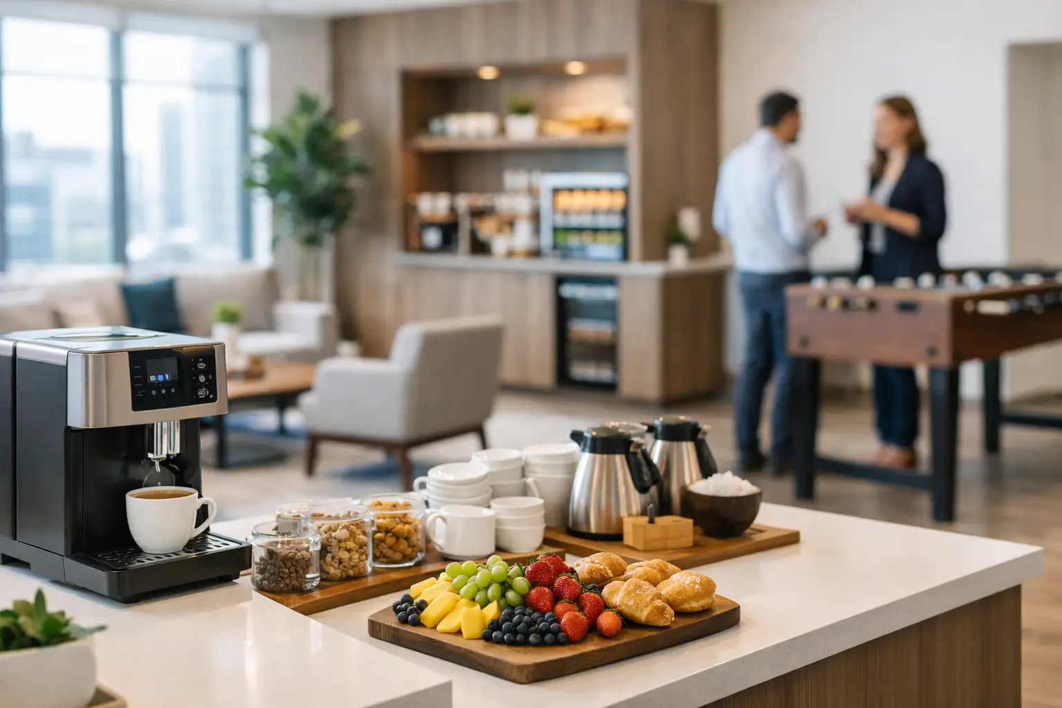 Office Hospitality Amenities Ideas That Impress