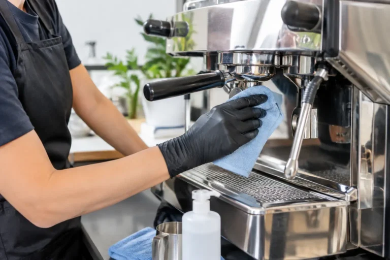 How Are Espresso Machines Sanitized at Work?